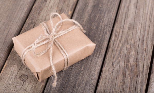 Gift Wrapped in Brown Paper